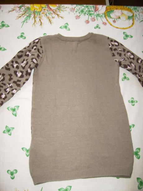 Svetřík s leopardem vel.98/104, h&m,98