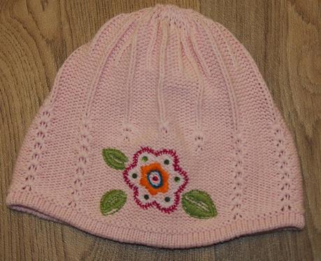 Dívčí přízová čepička obvod 42cm raster, 74