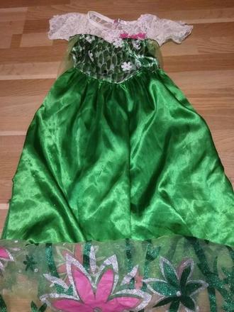 Zelený kostým ledové království elsa 146-152, 