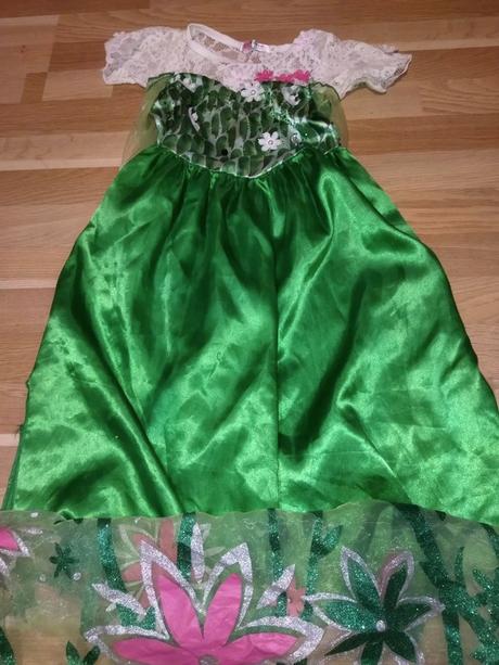 Zelený kostým ledové království elsa 146-152,