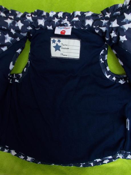 Jarní zateplená vesta s hvězdičkami, topolino,98