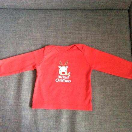 Vánoční tričko zn. mothercare, 80