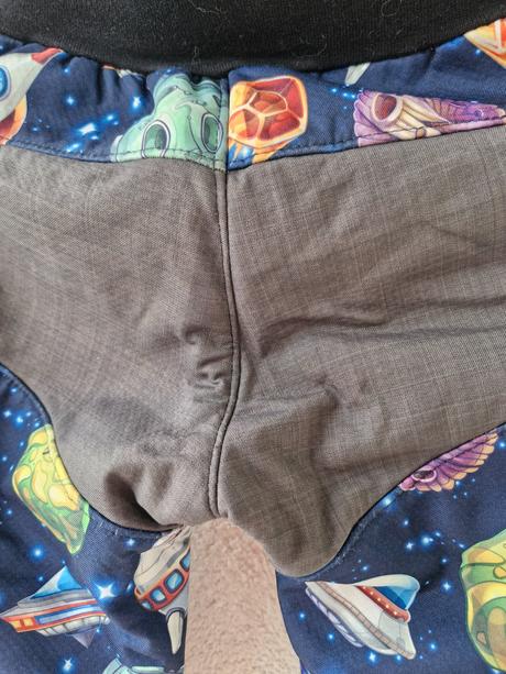 Zimní softshelky a rukavice s beránkem - vesmír, 110