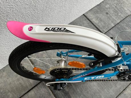 Dětské kolo maggie 2.0 light blue pink 11 a zvonek, 12