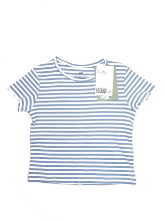 Hm bavlněné žebrované tričko vel. 104, h&m,104