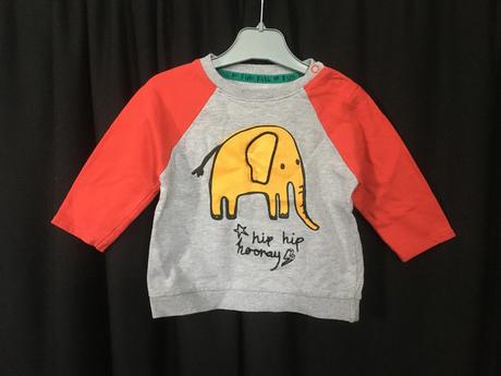 Vel. 68 tenká mikina se slonem, 68