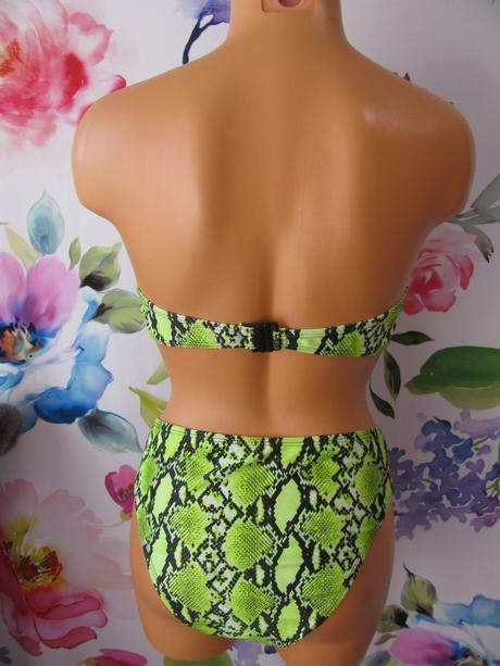 Dámské dvoudílné plaky neonově zelené, 46