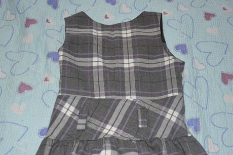 134 kostkované šaty, 134