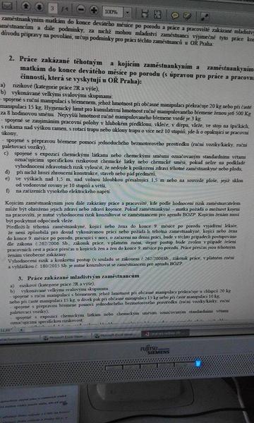 Práce v těhotenství, můžou mě dát na úklid?