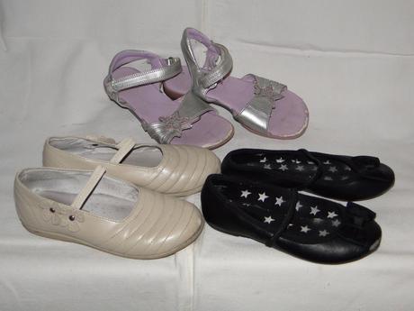 V.30, 3 páry bot, sandále 2x balerínky, f&f,30