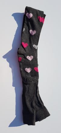 M62	dívčí punčochy srdíčka vel. 134-146, 134 / 140 / 146