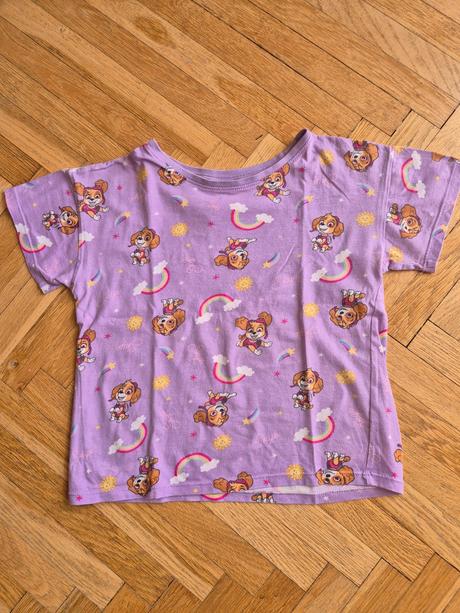 Letní pyžamo tlapková pateola, h&m,122