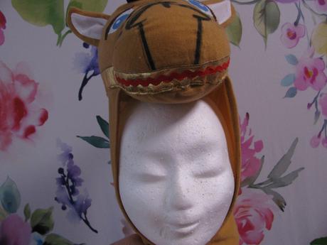 Karnevalový kostým, maska oslík,