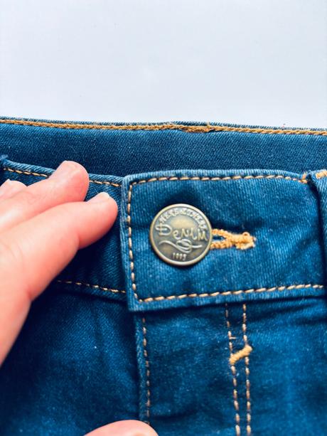 Džíny modré slim fit - v.152 dívčí, c&a,152