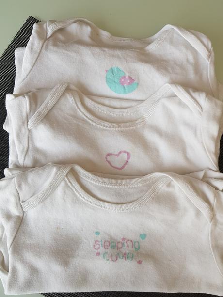 4ks bílé body s krátkým rukávem ff vel. 18-24měs, f&f,92