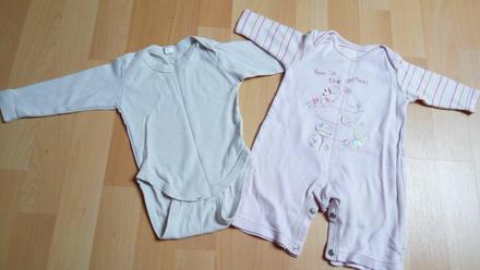 Bodýčko a overálek s krátkými nohavicemi, 68–80