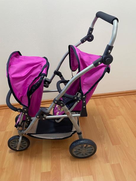 Bayer chick dvojkočárek pro panenky,