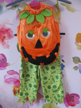 Dvoudílný kostým - dýně halloween/unisex,
