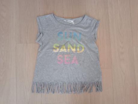 Tričko s třásněmi, h&m,146