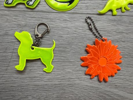 Reflexní přívěsky, 6 ks, 