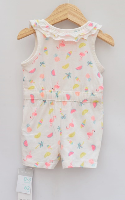Letní overal vel. 0 - 3 m, primark,62