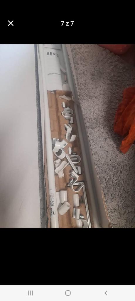 Bekrafta garnyže ikea bílá a černá,