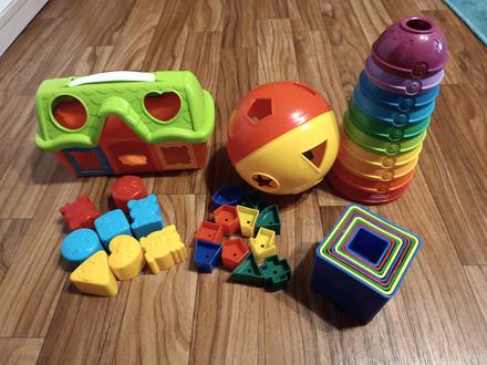 Vkládací hračky pro děti, 4x,