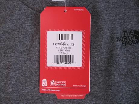 Tričko tmavě šedé - the north face, 116