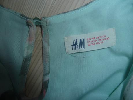 Letní lehká volná halenka, h&m,158
