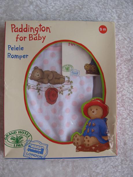 Letní bavlněný růžový overal-paddington baby, 74