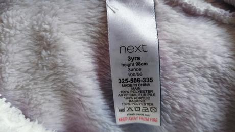 Overal dívčí plyšový unicorn, next,98