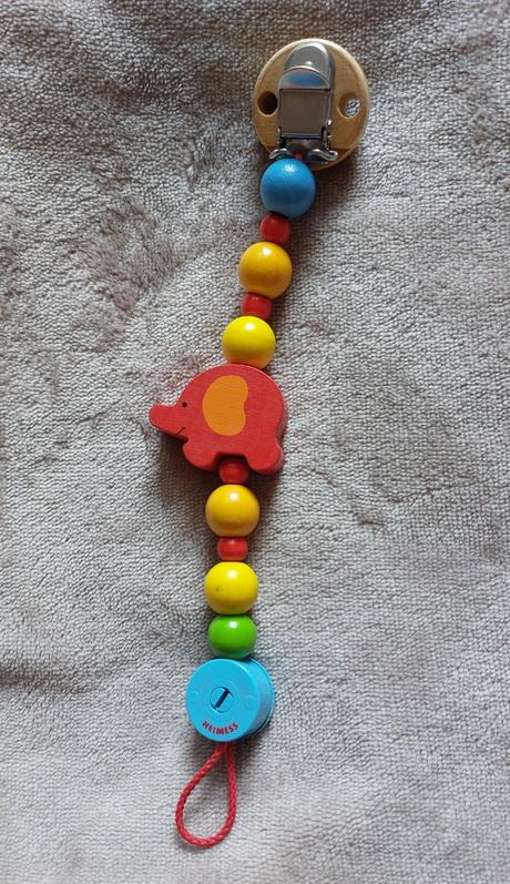 Dřevěný řetízek na dudlík, 