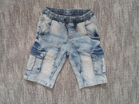 Modré kraťasy kraťásky šortky kapsáče, chapter young,140