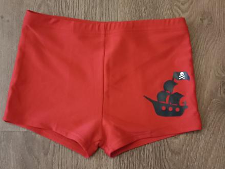 Chlapecké plavky s pirátskou lodí,vel.110/116, 110