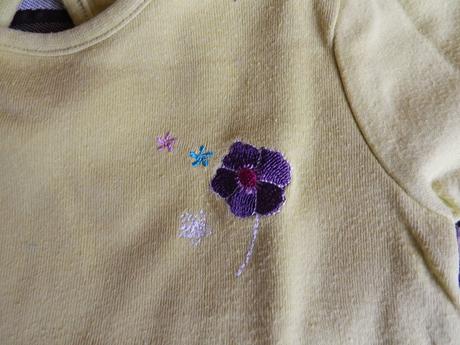 Triko dlouhý rukáv kytka, george,74