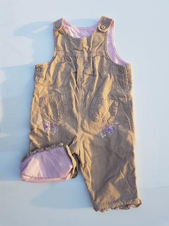 B171	dívčí manšestrové laclové kalhoty, 68