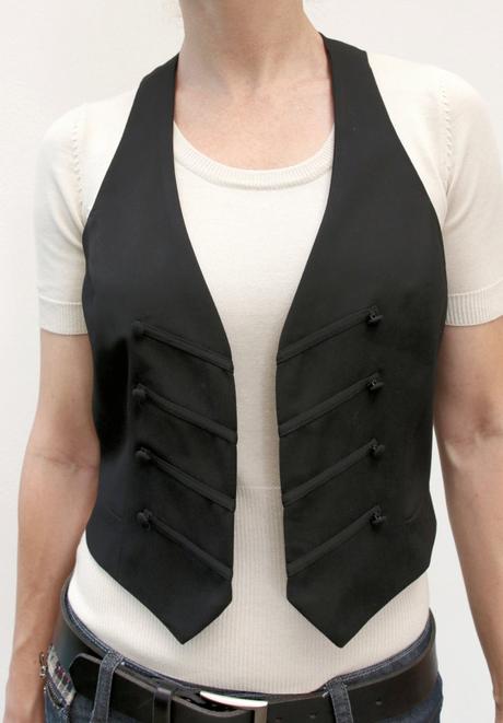 Nová černá vestička bez zapínání f&f vel.38, f&f,38 / m