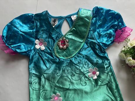 An21/ kostým šaty troll - v.5/6 let,