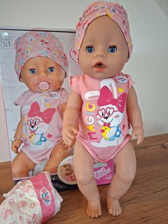Zapf creation baby born s kouzelným dudlíkem holči,