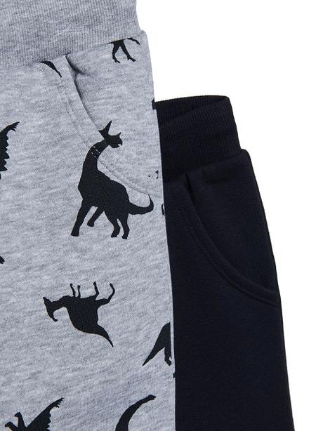 2-pack tepláky dinosauři bavlněné vel. 92, sinsay,92