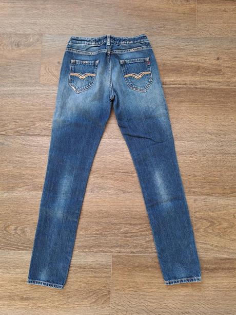 Tmavě modré džíny replay vel. 142 cm, replay,140