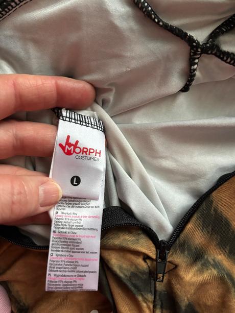 An5/ kostým dámský elastický tygr- v.cca s, 