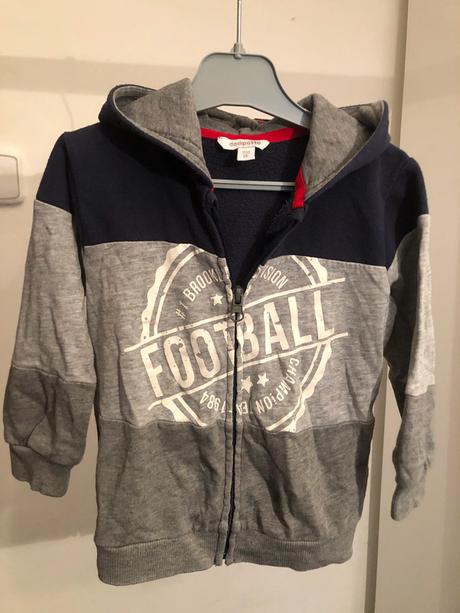 Šedomodrá mikina fotbalová, 86