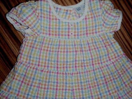 Krepové šaty a vyšívané růžové lacl kraťásky, debenhams,62