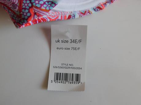 Dámská plavková podprsenka, george,75e