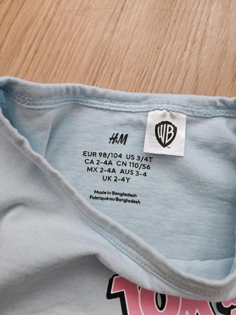 Tričko h&m, vel. 98/104, h&m,98
