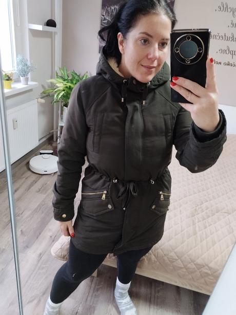 Dámský zimní kabát m/38, pimkie,m