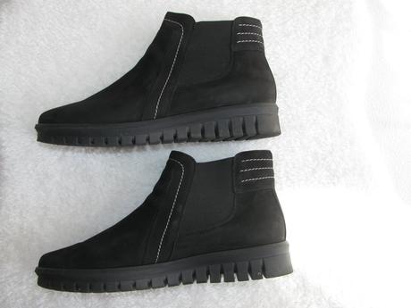 Dámská kožená černá kotníková obuv, podzim, zima, rieker,41
