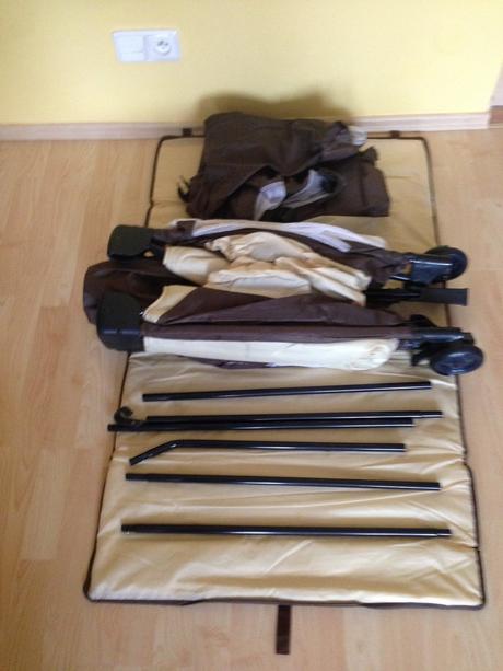 Skládací cestovní dětská postýlka, šířka (cm): 65,délka (cm): 120