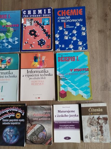 Učebnice pro střední školy, přípravy k maturitě, 